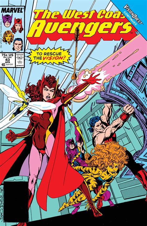 West Coast Avengers 1985 43 Comic Issues Marvel