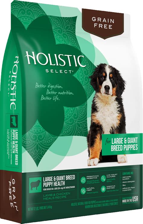 As for the issue of whether grain free dog foods are better in quality than foods that include. Grain Free Large & Giant Breed Puppy | Holistic Select