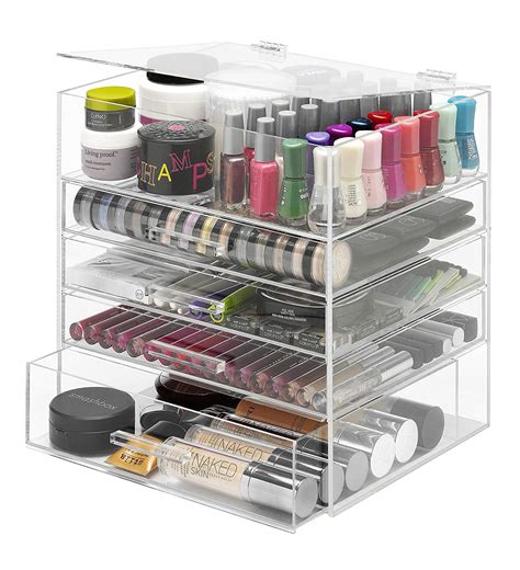 Whitmore 5 Drawer Acrylic Makeup Organizer - Blushing in Hollywood
