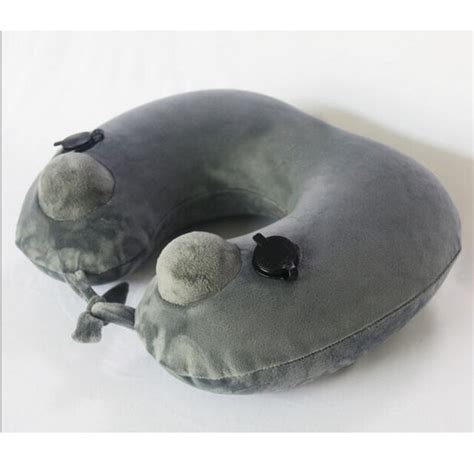 Quick Double Inflatable U Shape Pillow 3d Hump Portable Memory Foam