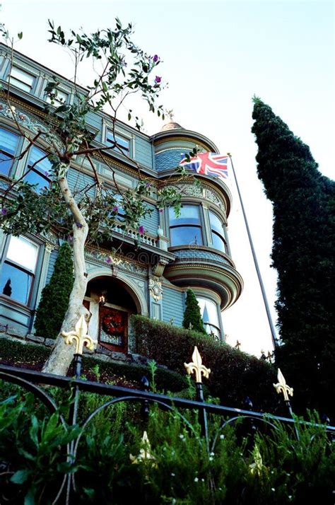Queen Anne Mansion In The Mission District Stock Image Image Of