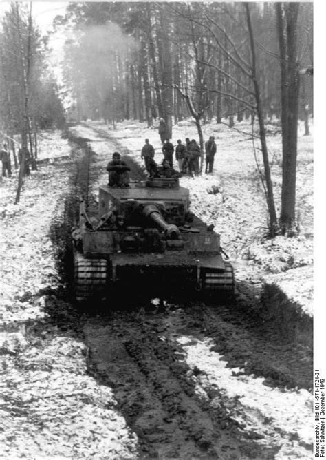 Photo Tiger I Heavy Tanks Of The German 2nd Ss Panzer Division Das