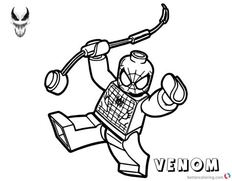 All important movies start with a black screen. Venom Coloring Pages Lego Spiderman - Free Printable ...