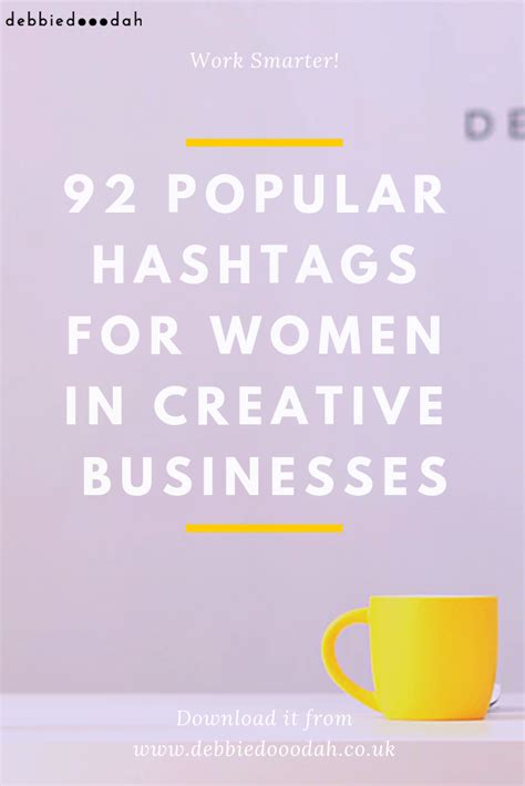 92 Popular Instagram Hashtags For Creative Women In Business