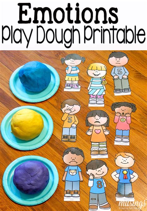 All the activities in this section are based on the word lists used in if you're not sure what level your child is at, ask them to try an a1 level activity. Playdough Fun with Emotions + Free Printables | Emotional ...