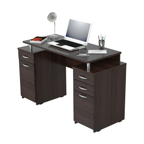 Inval Double Pedestal Computer Desk And Reviews Wayfair