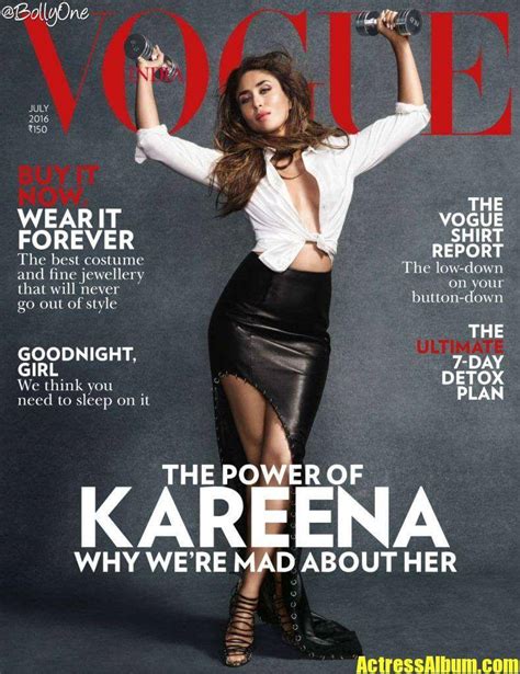 Bollywood Hot Kareena Kapoor Vogue Magazine July 2016 Actress Album