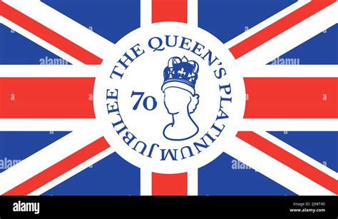 The Queens Platinum Jubilee Celebration Poster With Silhouette Of Queen