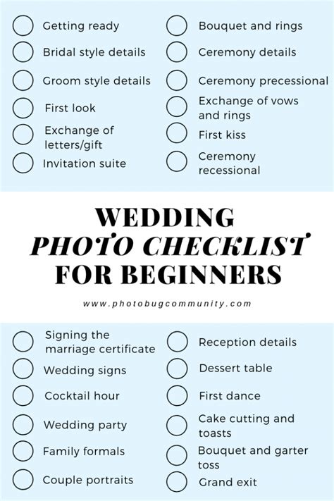 Wedding Photography Gear Checklist