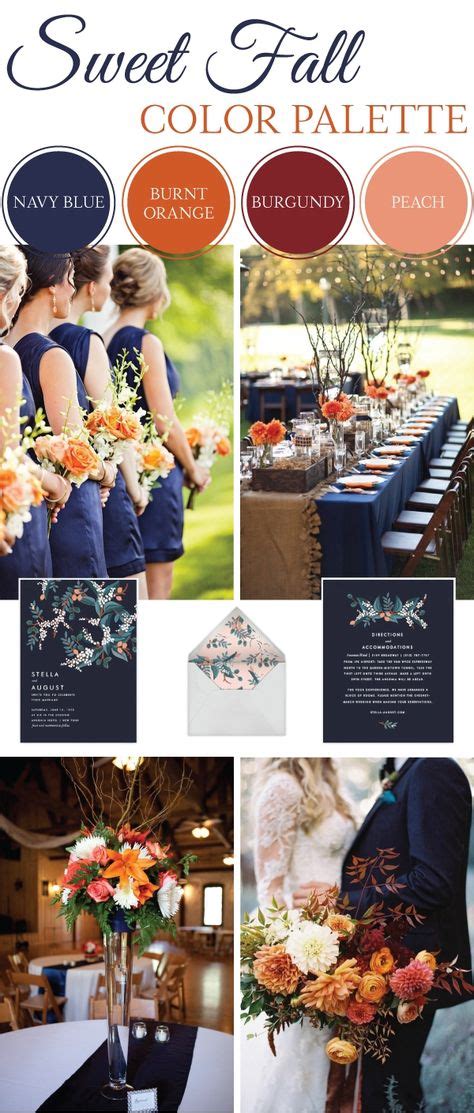Unique Fall Wedding Color Schemes For Ideas In 2020 With Images