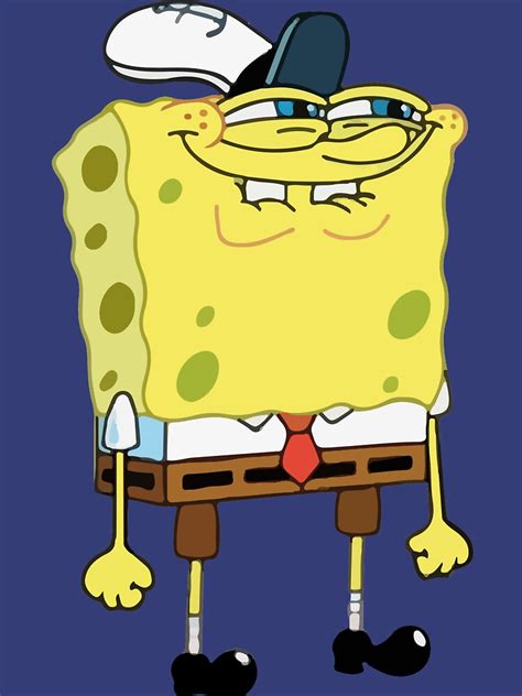 Spongebob Smiling Meme T Shirt For Sale By One Lonely Boy Redbubble