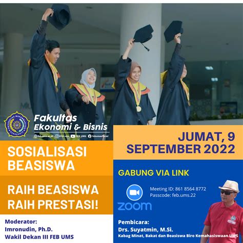 Sosialisasi Beasiswa Raih Beasiswa Raih Prestasi Feb Ums