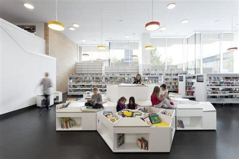 Ørestad Library Is A Combined Public And School Library Copenhagen