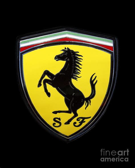 Ferrari Logo Photograph By Mariusz Blach Fine Art America