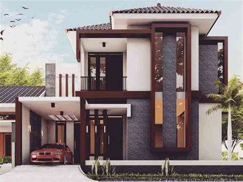 model rumah minimalis  lantai sederhana modern terpopuler  ide