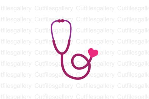 Purple Stethoscope Svg Dxf Png Cut Files Graphic By Cutfilesgallery