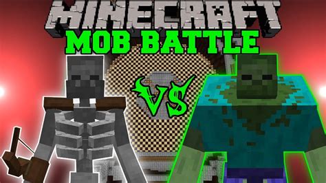 Mutant Skeleton Vs Mutant Zombie Minecraft Mob Battles Arena