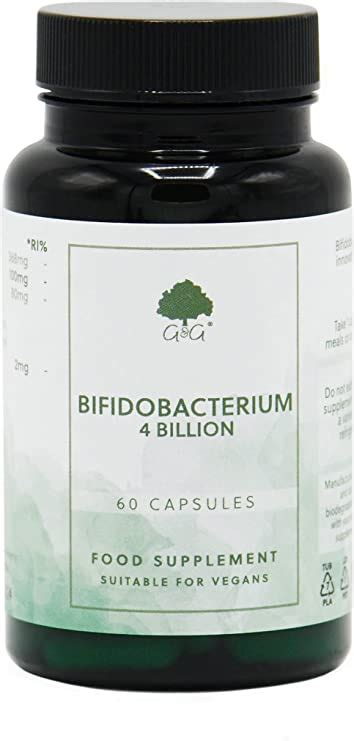 Bifidobacterium Capsule Supplement 4 Billion Viable Organisms At
