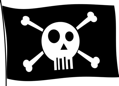 fun pirate flag openclipart