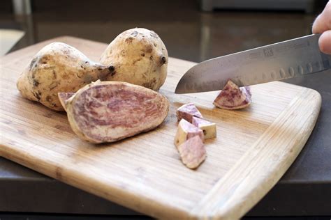 Bring to a boil and cook, covered for 20 to 25 minutes or until tender. How to Cook a Purple Yam | LIVESTRONG.COM
