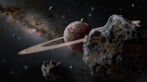 Lava Planet In Milky Way 8k Wallpaperhd Digital Universe Wallpapers4k