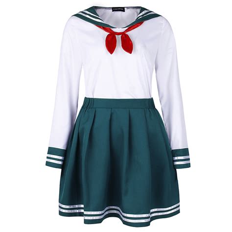 Kaboer Sailor Suit Anime Cosplay Costume Japanese Girl School Uniform