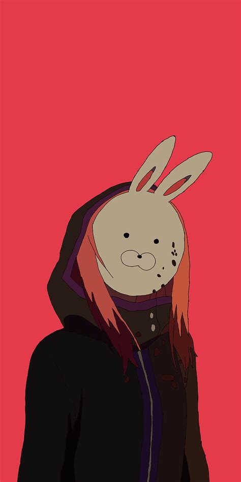 Touka Rabbit Mask Tokyo Ghoul Tokyo Ghoul Bunny Hoodie Hd Phone