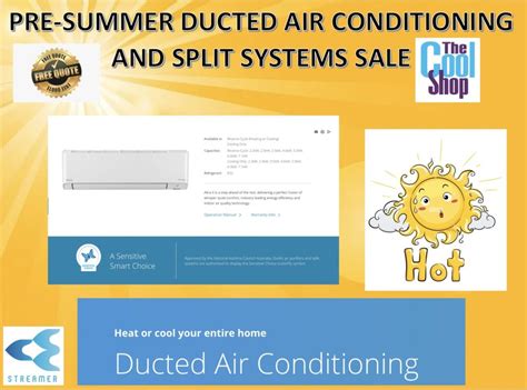 Pre Summer Ducted Air Conditioning Sale Sunshine Coast The Cool Shop