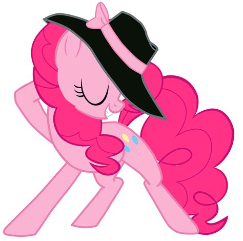 Mlp Pinkie Pie Being Fabulous Wearing A Hat Rarity Investigates