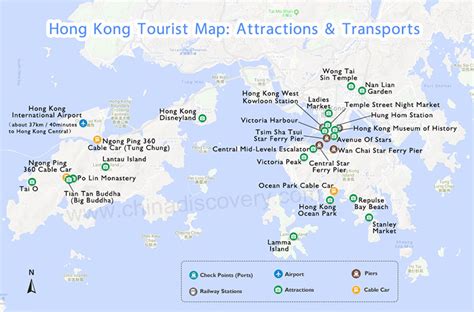 Hong Kong Map Hong Kong Tourist Map Hong Kong Macau Map