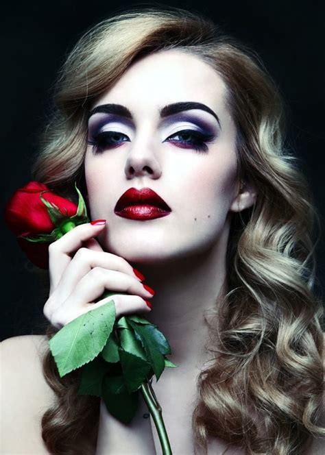 Red Lips Red Rose