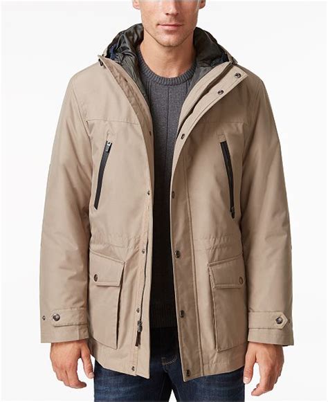London Fog Mens 3 In 1 Hooded Coat And Reviews Coats And Jackets Men