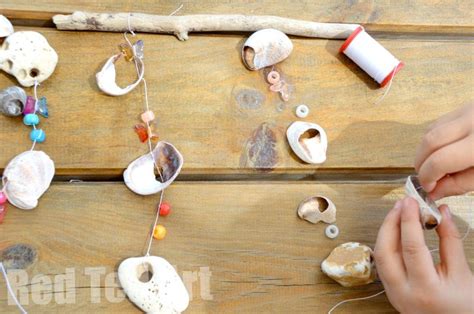 Seaside Shell Windchime Craft Red Ted Arts Blog