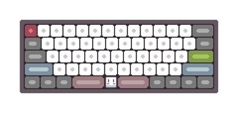 I Made A 60 Keyboard With The Aesprite Theam Rpixelart