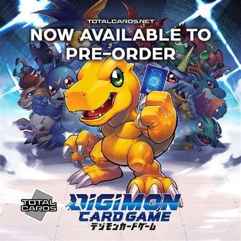 As stated above in the stat of this. Digimon Card Game Now Available to Pre-Order!!! - TotalCards.net