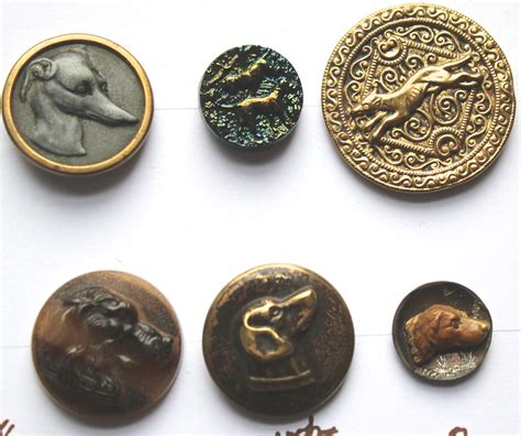 Antique Buttons With Dogs And Other Animals Collectors Weekly