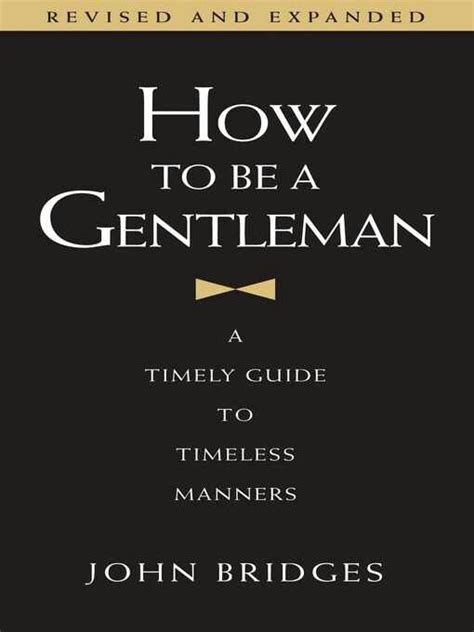 How To Be A Gentleman Manners Books Gentleman Good Books