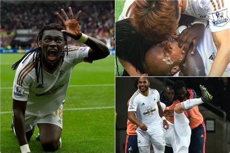 Swansea City Players Goal Celebrations Explained The Stories Behind