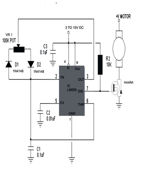 How to work dc forward reverse starter series motor. Simple DC Motor Speed Controller Circuit
