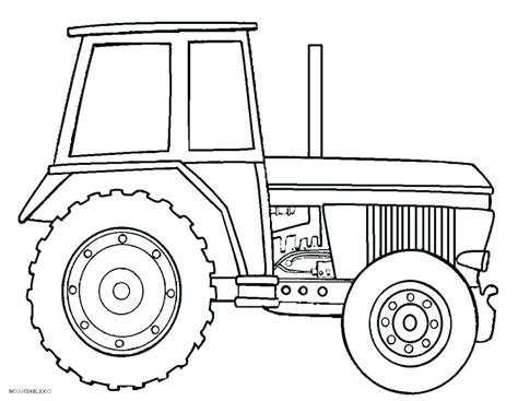 Free Printable Tractor Coloring Pages At Free