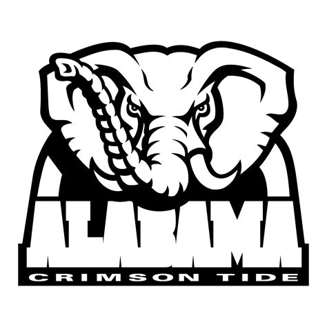 Alabama Crimson Tide Logo Silhouette