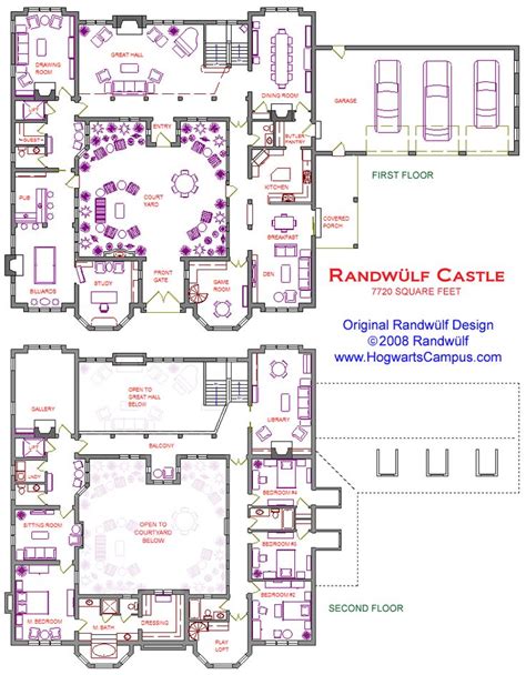 Indeed, most house plan software can very well integrate a castle with hundreds of rooms. Randwulf Castle | Castle floor plan, Castle house plans ...