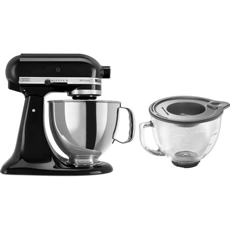 This model also includes the flex edge beater, which reduces mixing time and the need to scrape ingredients down the side of the bowl. KitchenAid Artisan Series 5 Qt. Stand Mixer with Stainless ...