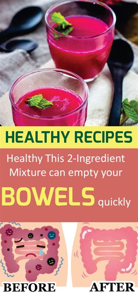 Healthy This 2 Ingredient Mixture Can Empty Your Bowels Quickly Food