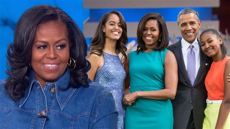 Michelle Obama On How She And Barack Are Handling Daughters Sasha And