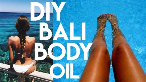 This diy tanning oil is similar to the popular bali tanning body oil, but ours doesn't have any fragrance. DIY BALI BODY TANNING OIL | proofisinthepretty - YouTube