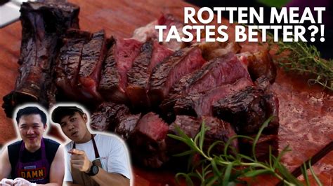 The Most Delicious Rotten Meat Dry Aged Beef Youtube