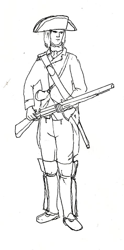Simple American Revolution Drawing Boston Massacre Coloring Pages At
