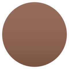 🟤 Large Brown Circle Emoji png image