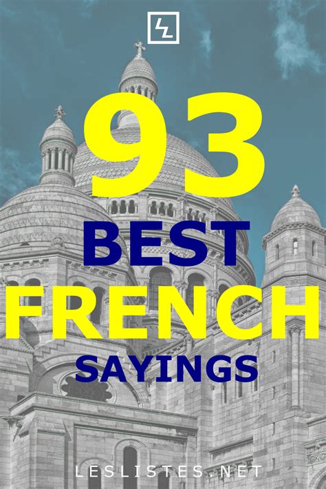The Top 3 Best French Sayings